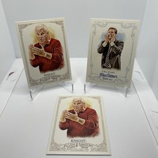 2012 Topps Allen & Ginter's - Bob Knight #19 (2) & 2013 Topps A&G John Calipari