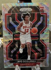 2021-22 Panini Prizm Ayo Dosunmu RC #271 Silver Wave Rookie Card Timberwolves