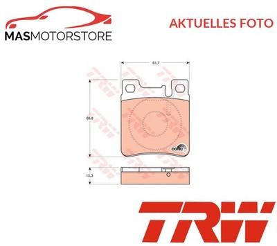 SATZ BREMSBELÄGE BREMSKLÖTZE TRW GDB1123 P FÜR MERCEDES-BENZ E-CLASS,CLK