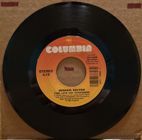 Michael Bolton - Time, Love And Tenderness - Vinyl, 7", 45 RPM Pop, Ballade 1991 - Bild 2 von 3
