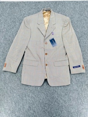 Adolfo Italy Super 120s Blazer 36S Silk Wool New Tag Designer Luxury Coat