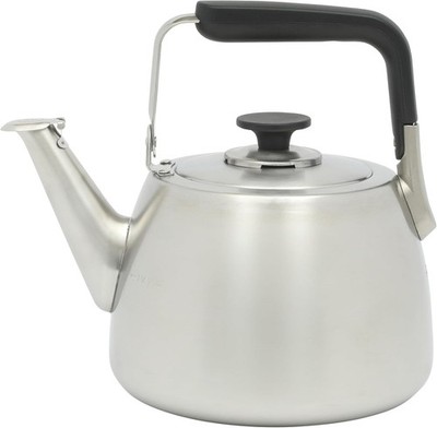 2 Qt Heavy Gauge Brushed Stainless Steel Whistling Durable Stovetop Kettle