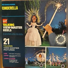 Vintage GAF Talking View Master 3 Reels Cinderella