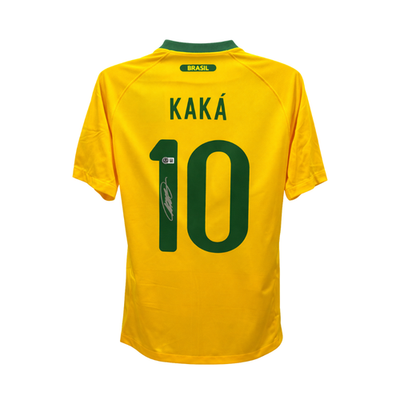Nike ブラジル代表 Kaká 10 シャツ Ricardo Kaka Signed Brazil Home Soccer Jersey #10 with Beckett