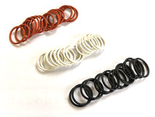 O Rings VESPA LAMBRETTA Custom Sundance Handlebar Grips. Red. White. Black.