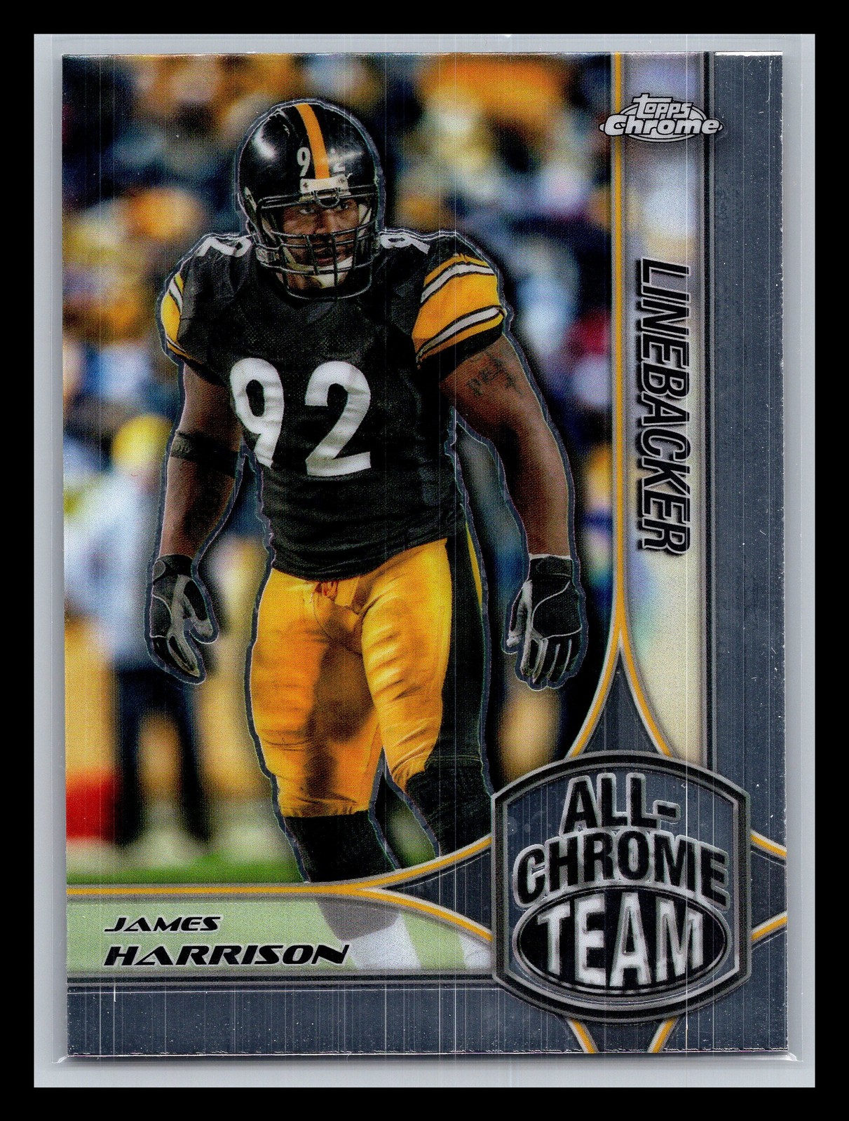 James Harrison #ACT-18 2024 Topps Chrome All-Chrome Team Pittsburgh Steelers