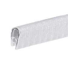 Edge Trim U Shape Rubber Fits 1-2.5mm Edge 14.76ft4.5meter Edge Guards White