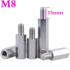 M8 - 1.25 Male-Female Stainless Steel Hex Column Standoff Support Spacer Pillar*