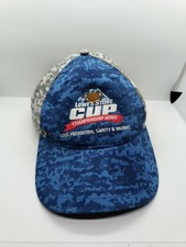 Lowes Store Cup Hat Cap Employee Men's Snapback Camo Blue Loss Prevention
