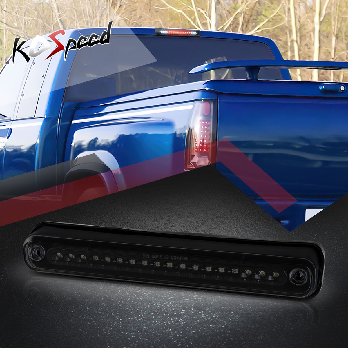 FOR 92-99 GMC YUKON CHEVY TAHOE LED THIRD 3RD TAIL BRAKE LIGHT CARGO LAMP TINTED - Foto 9