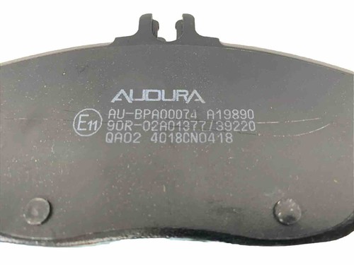 Rear Brake Pad Set 2x Pads Integrated Wear Indicator Spare Audura AU-BPA00074 - Picture 6 of 8