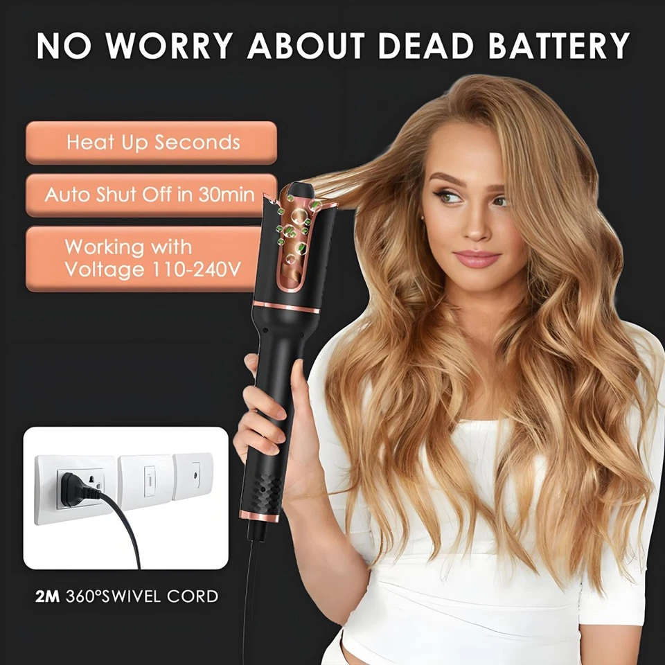 Lockenstab Automatischer Mini Lockenstab Keramischer Lockenstab 25mm 160℃-220℃ - Bild 3 von 4