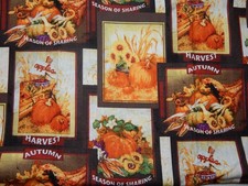 Season of Sharing quilting fabric by David Textiles 36x44