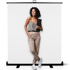 62 inches Wide Large Collapsible Chromakey Panel White Screen 62-Inch,