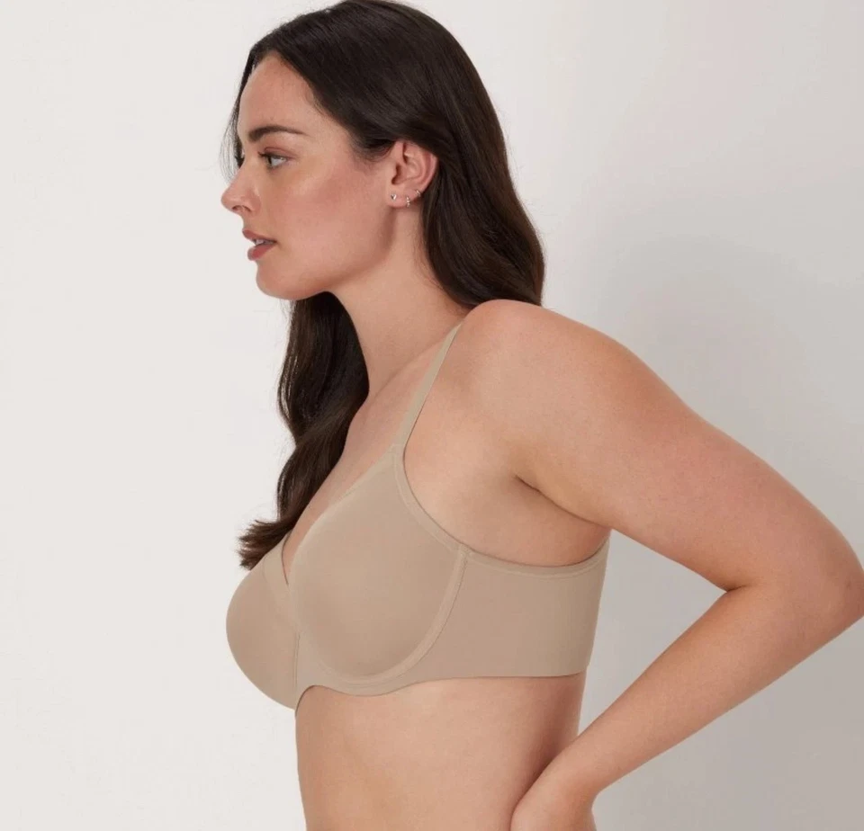 Sujetador convertible con aros Maidenform 36B beige Nude Expression nuevo con etiquetas Foto 2 de 3
