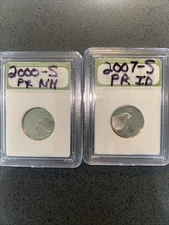 2000–07 NH & ID Proof Statehood Quarters Brilliant Uncirculated In Case