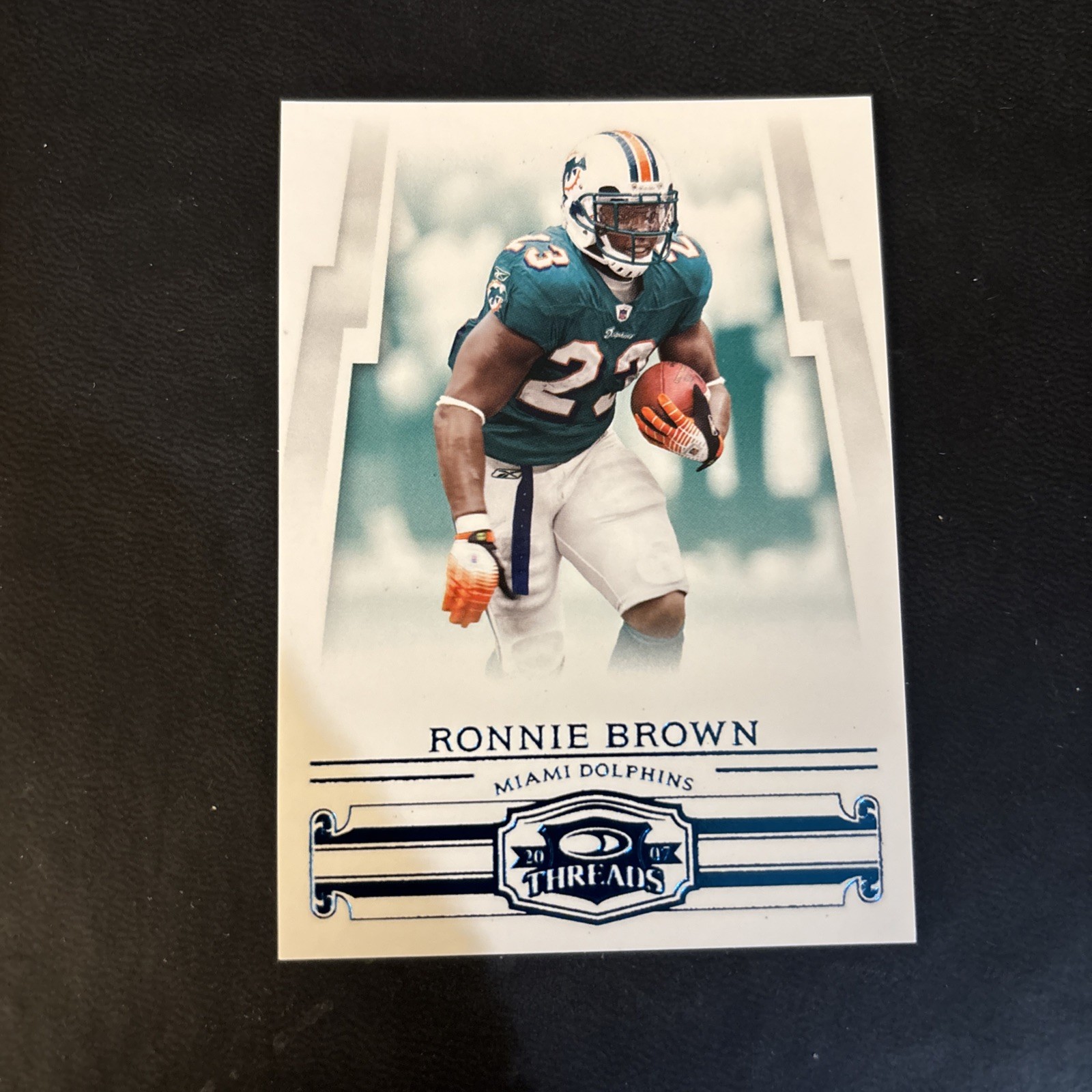 2007 Donruss Threads - Ronnie Brown #98 Blue Century Proof /350