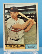 1961 Topps #8 - Dick Williams - Kansas City Athletics - Poor
