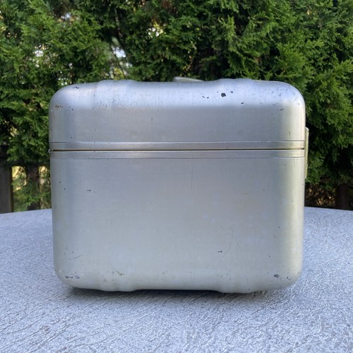 Vintage 50s Pre Zero Halliburton Cosmetic Beauty Aluminum Case Box Rare - Picture 7 of 17