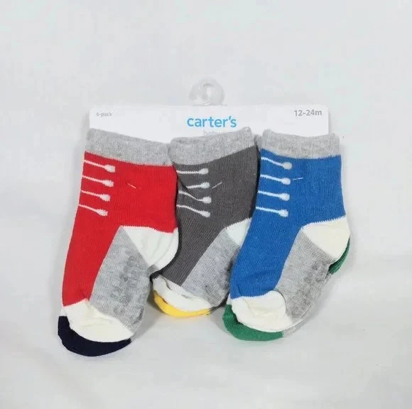 Carter's Baby Boys' Socks 6 Pack 18-24 Months NWT
Opens in a new window or tab
