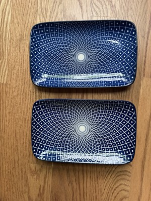 Selamica Ceramic Plates Serving 8  In Style of Ritzenhoff & Breker Royal Reiko 2