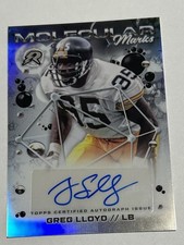 2024 Topps Resurgence - Molecular Autograph Marks Greg Lloyd #MM-GL