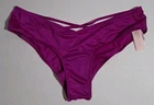 Victoria's Secret Very Sexy Strappy Cheeky Panty High Leg Purple Size Small NWT