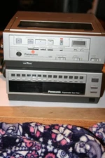 Vintage 1984 Panasonic Omnivision VHS VCR PV-5000 & Tuner PV-A500 - parts/repair