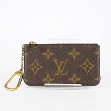 Louis Vuitton M62650 Pochette Cles Monogram Brown Key Pouch Used 08E201045012