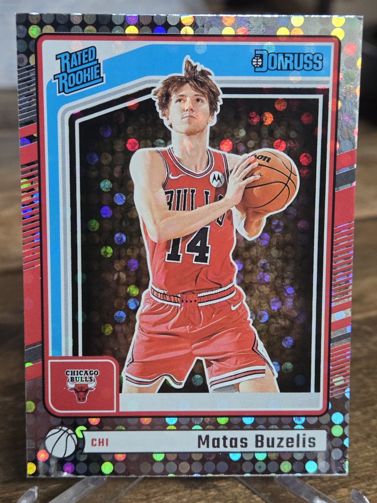 2024-25 Donruss Matas Buzelis Rated Rookie Disco #240 Bulls RC