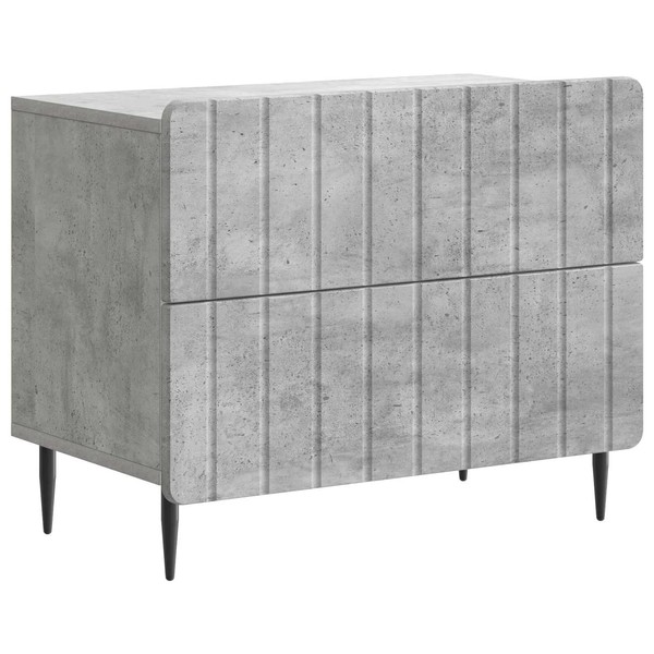 Nachttisch Betongrau 62 X 34,5 X 49,5 Cm Holzwerkstoff Sideboard Beistelltisch-image