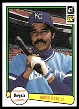Amos Otis 1982 Donruss #70 Royals MLB READ FREE SHIPPING AutographDen
