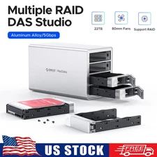 ORICO 5Bay RAID External Hard Drive Enclosure for 2.5/3.5 Inch SATA  HDD/SSD