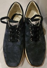 Sneakers Hogans donna blu scamosciato EU 37 1/2 US 7 1/2 Made in Italy designer Lux