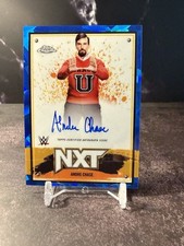 2025 Topps Chrome WWE Sapphire  - NXT Autographs Andre Chase #NXT-ACH (AU)