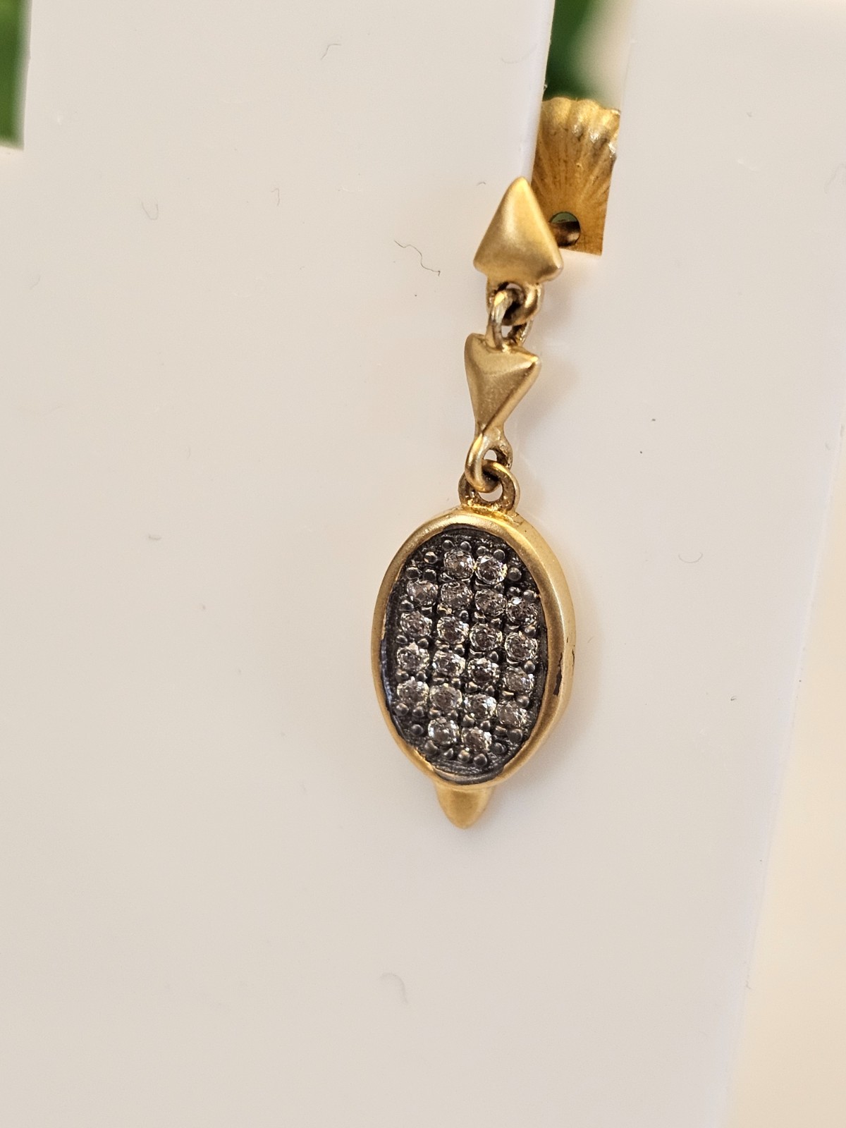 Freida Rothman Dangle Oval Single Replacement Ear… - image 2