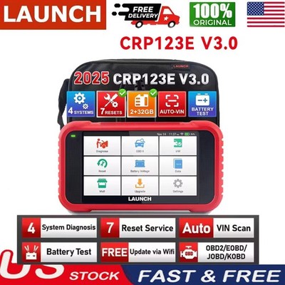 LAUNCH CRP123E V3.0 Plus OBD2 Scanner ABS SRS Code Reader Car Diagnostic Tool#！