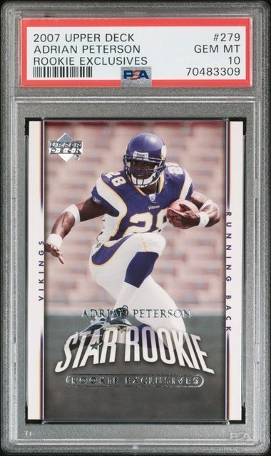 Adrian Peterson Upper Deck #279 Rookie Exclusive