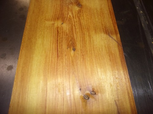 OSAGE ORANGE LUMBER WOOD KILN DRIED BOARD 17 1/4"X 6 3/8"X 1 1/16" F48F FLAT - Picture 2 of 8