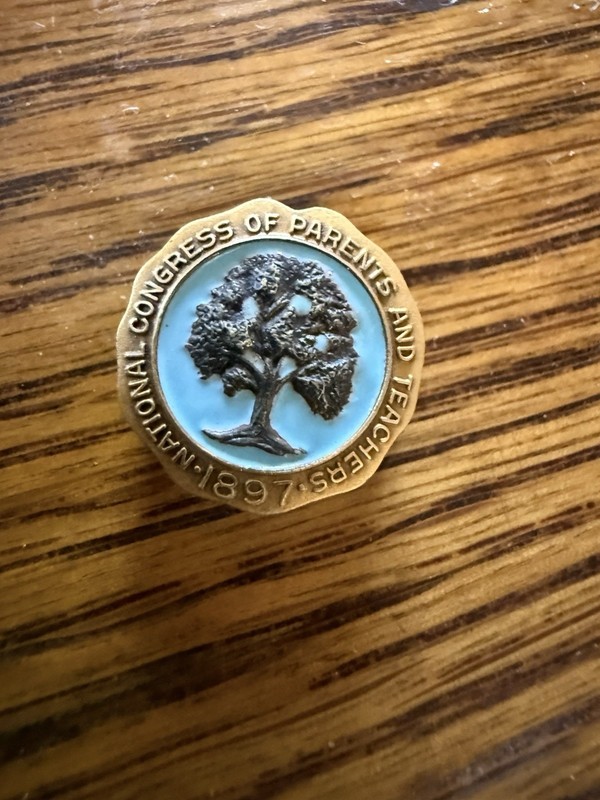 National Congress of Parents and Teachers pin 10k Gold Filled Rare 1897 Brooch