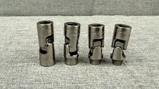 4 Snap-on Tools USA 1/4 Drive SAE Chrome 12 PT Swivel Socket *Read Description