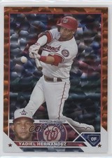 2023 Topps Series 1 Orange Foil 255/299 Yadiel Hernandez #257 s5j