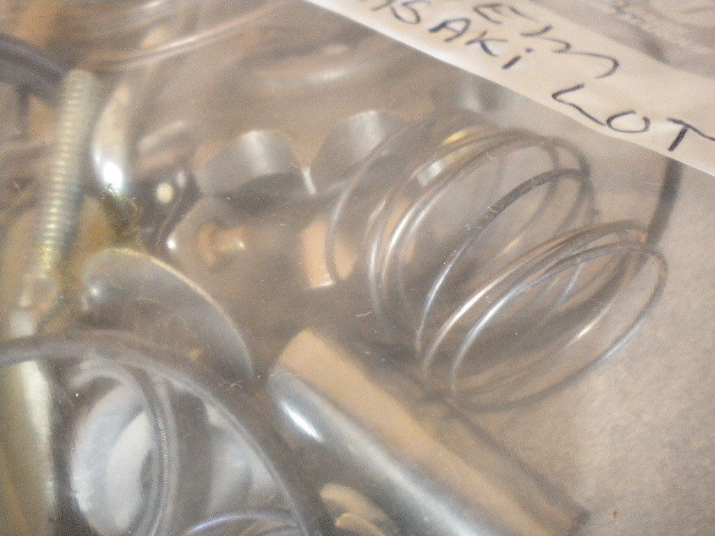 ss様 NOS Kawasaki OEM Parts Lot Fuel Lines Sprockets Lock Washers