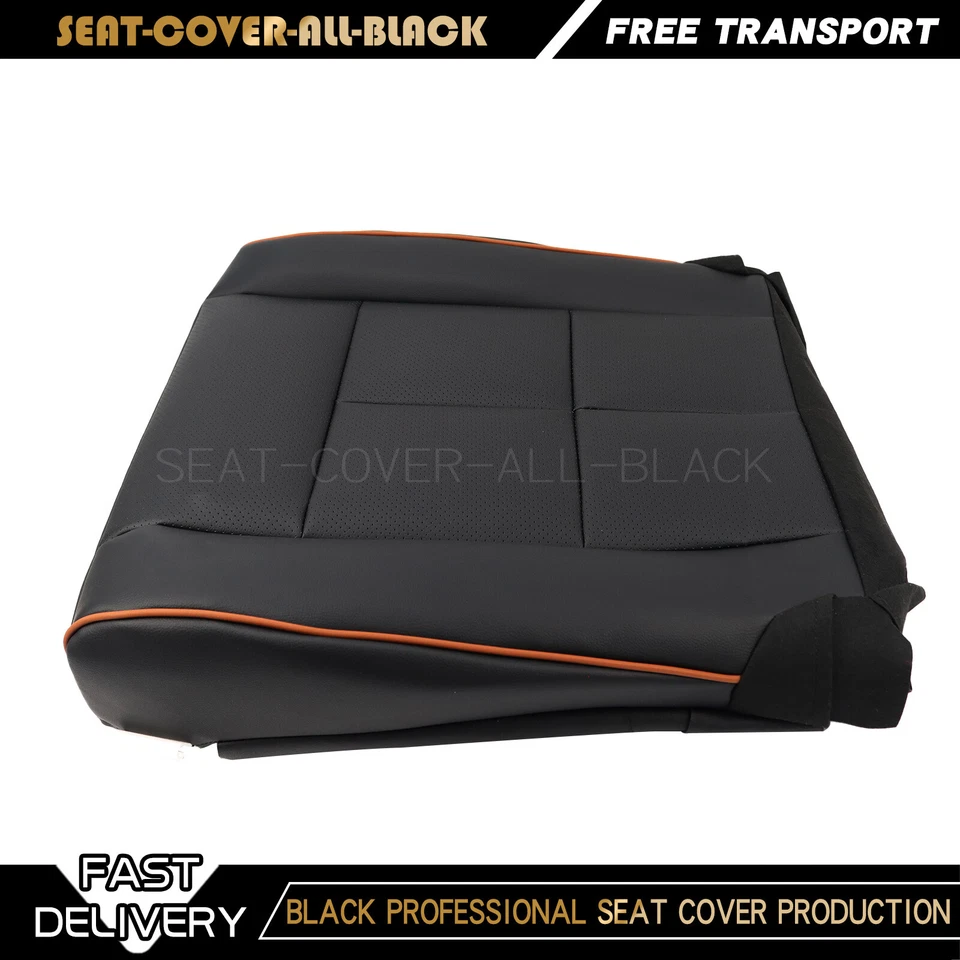 Lincoln Navigator For 2007 2008 2009 2010 Driver Bottom Leather Seat Cover Black Foto 3 de 4