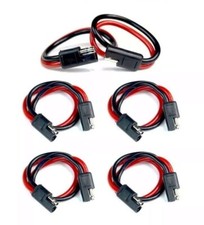 5 Pieces 8 GA Gauge 12" 2 Pin Quick Disconnect Harness Inline Install