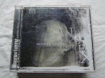 MISERY INDEX / COMMIT SUICIDE-'' SPLIT'' CD 1ST PRESS 2002