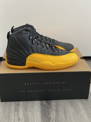 靴 NIKE AIR JORDAN 12 \"UNIVERSITY GOLD\" Men's Nike Air Jordan Retro 12 