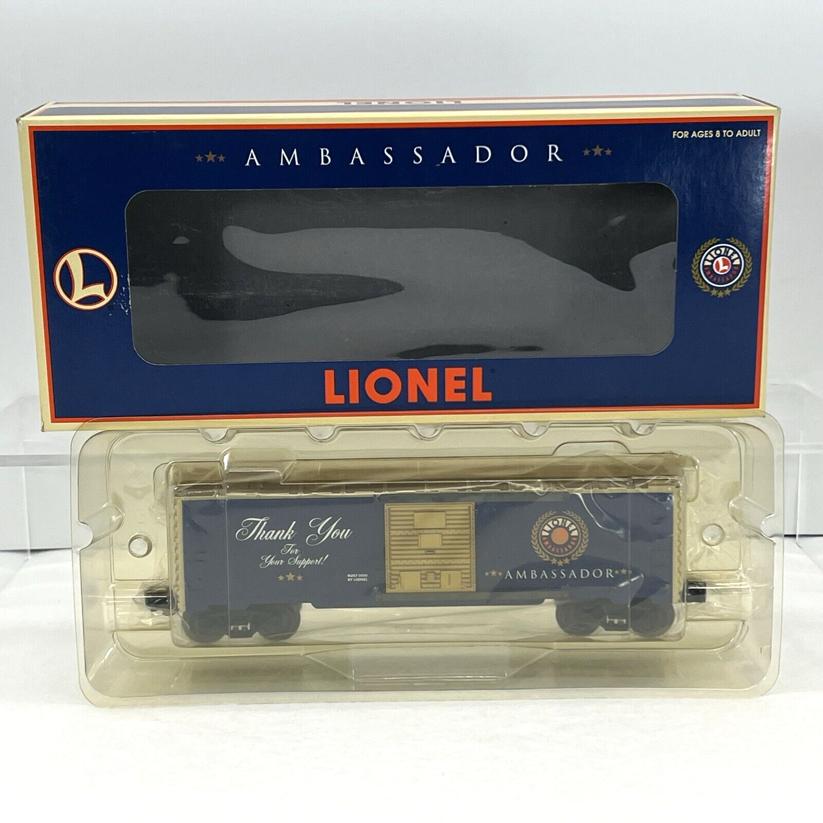 Lionel 6-16820 Ambassador Thank You For Your Support BoxCar O Gauge New