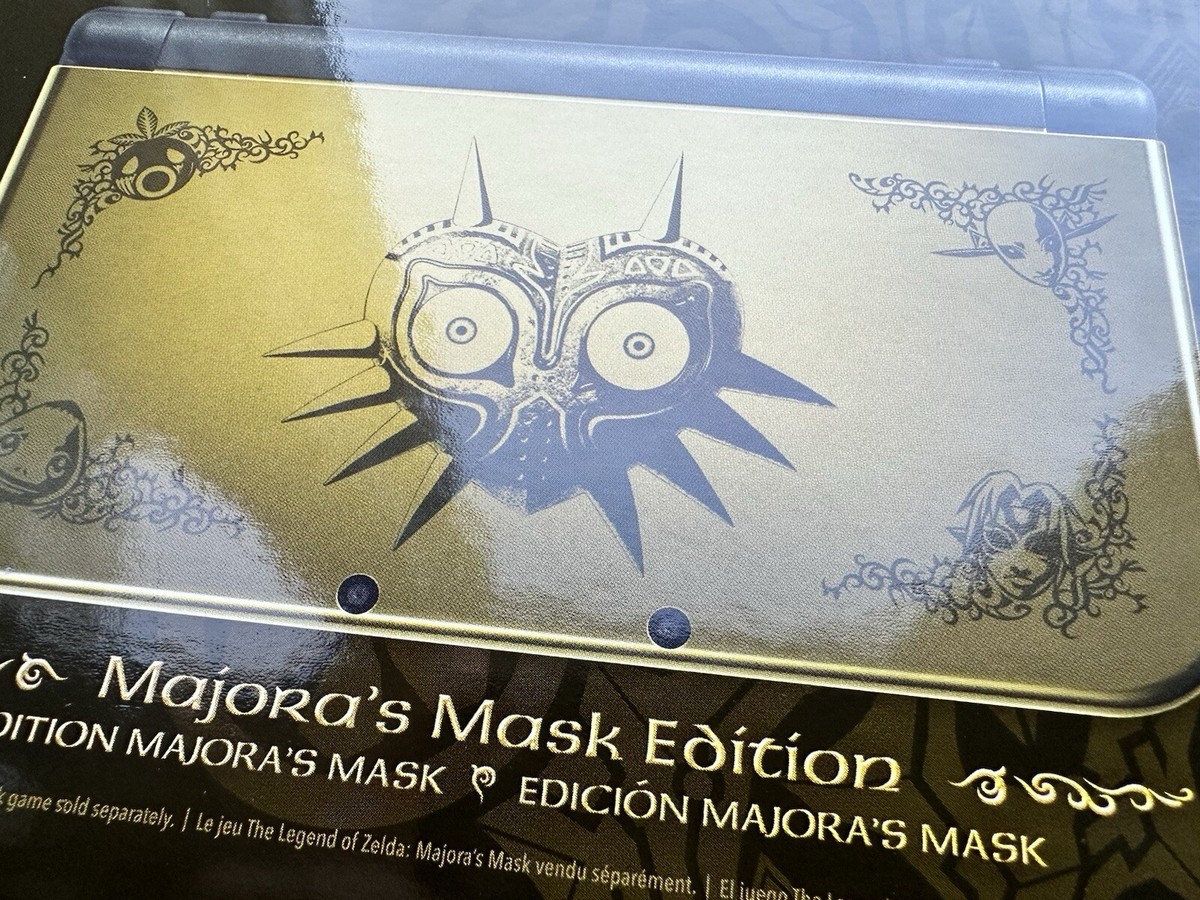 New Nintendo 3DS XL Legend of Zelda Majora's Mask Limited Edition