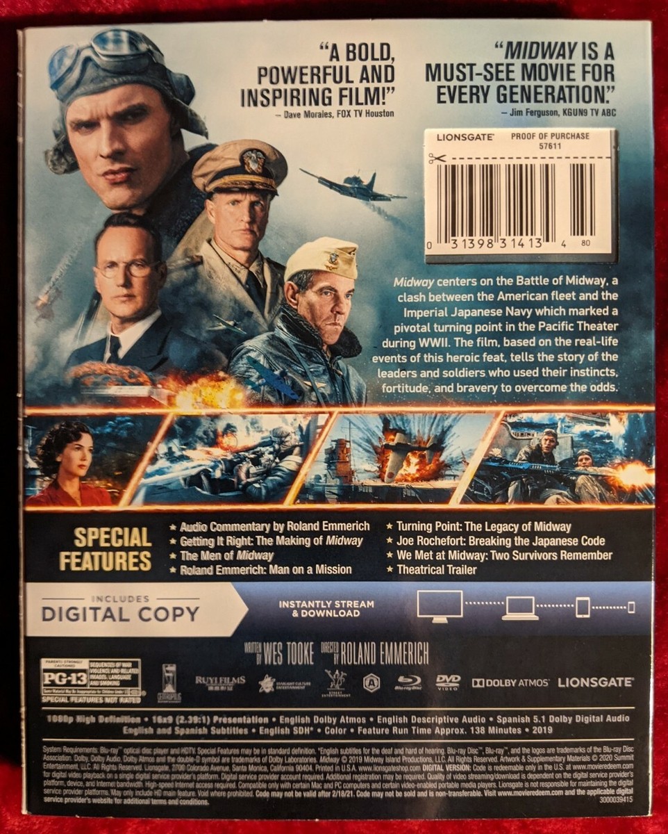 Midway (Blu-ray, 2019) for sale online | eBay